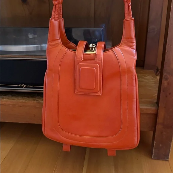 VINTAGE LOU TAYLOR Leather Multi Clutch Purse - Picture 2 of 7